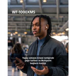 Sony WF-1000XM5 Tam Kablosuz Gürültü Önleyici Kulak İçi Kulaklık - Siyah
