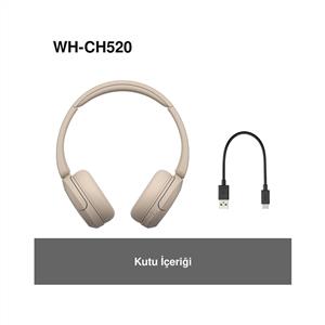 Sony WH-CH520 Kablosuz Bluetooth Kulak Üstü Kulaklık - Bej