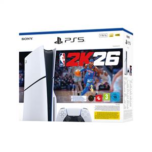 Sony Playstation 5 Slim Oyun Konsolu NBA2K26 Bundle