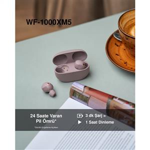 Sony WF-1000XM5 Tam Kablosuz Gürültü Önleyici Kulak İçi Kulaklık - Pembe