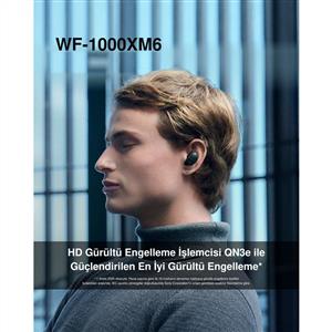 SONY WF-1000XM6S Tam Kablosuz Gürültü Engelleme Özellikli Kulaklık - Gümüş