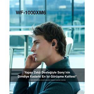 SONY WF-1000XM6S Tam Kablosuz Gürültü Engelleme Özellikli Kulaklık - Gümüş