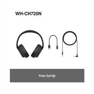 SONY WH-CH720NB Kablosuz Gürültü Engelleme Özellikli Kulak Üstü Kulaklık - Siyah