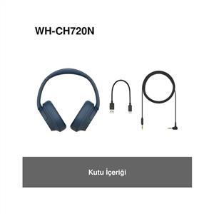 SONY WH-CH720NL Kablosuz Gürültü Engelleme Özellikli Kulak Üstü Kulaklık - Mavi