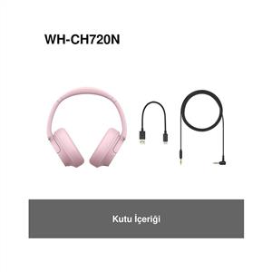 SONY WH-CH720N Kablosuz Gürültü Engelleme Özellikli Kulak Üstü Kulaklık - Pembe
