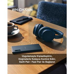SONY WH-CH720NW Kablosuz Gürültü Engelleme Özellikli Kulak Üstü Kulaklık - Beyaz