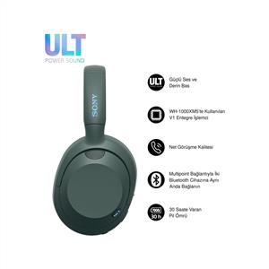 SONY WH-ULT900N ULT WEAR Kablosuz Gürültü Engelleyici Bluetooth Kulaklık - Orman Grisi