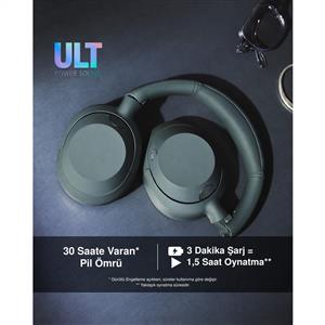 SONY WH-ULT900N ULT WEAR Kablosuz Gürültü Engelleyici Bluetooth Kulaklık - Kırık Beyaz