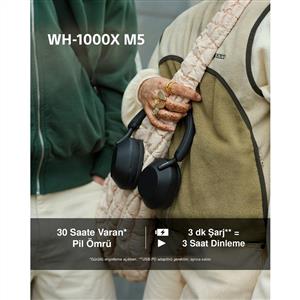 Sony WH-1000XM5 Gürültü Engelleme Özellikli Kablosuz Kulak Üstü Kulaklık - Pembe