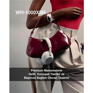 Sony WH-1000XM6 Bluetooth Kablosuz Gürültü Engelleme Özellikli Kulaklık - Gece Mavisi