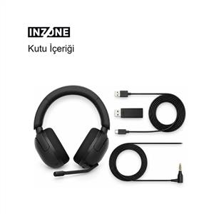 SONY WH-G500B INZONE H5 Kablolu ve Kablosuz Oyuncu Kulaklığı - Siyah