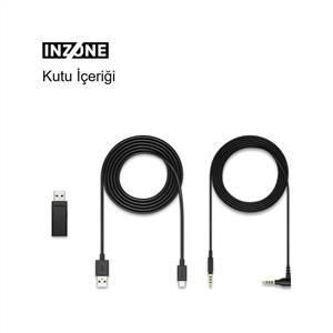 SONY WH-G500W INZONE H5 Kablolu ve Kablosuz Oyuncu Kulaklığı - Beyaz