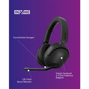 SONY WH-G500W INZONE H5 Kablolu ve Kablosuz Oyuncu Kulaklığı - Beyaz