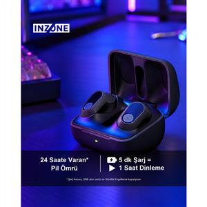 SONY WF-G700NB INZONE Buds Kablosuz Oyuncu Kulak İçi Kulaklığı - Siyah