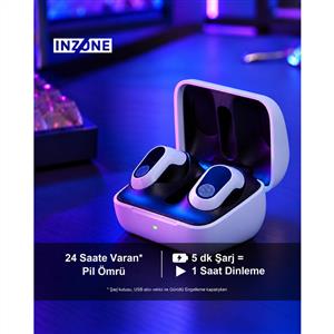 SONY WF-G700NW INZONE Buds Kablosuz Oyuncu Kulakiçi Kulaklığı - Beyaz