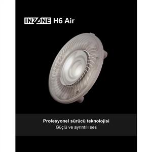 SONY WH-G500B INZONE H6 Air Kablolu Açık Arkalı Oyuncu Kulaklığı - Siyah