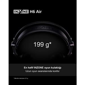 SONY WH-G500B INZONE H6 Air Kablolu Açık Arkalı Oyuncu Kulaklığı - Siyah