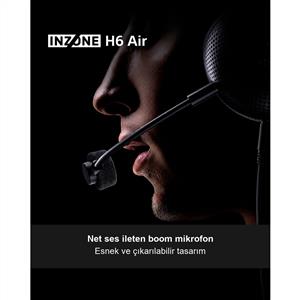 SONY WH-G500B INZONE H6 Air Kablolu Açık Arkalı Oyuncu Kulaklığı - Siyah