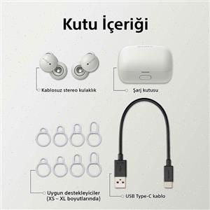 SONY LinkBuds TAMAMEN KABLOSUZ BLUETOOTH KULAK İÇİ KULAKLIK - BEYAZ