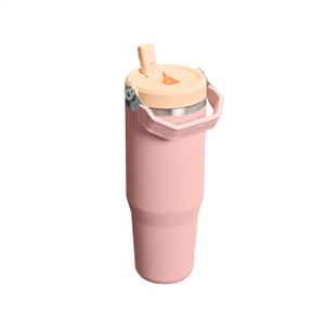 Stanley The Iceflow Flip Straw 0.89 lt Pipetli Termos Peach Rose