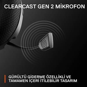 SteelSeries Arctis Nova 1P Kablolu Mikrofonlu Oyuncu Kulaklığı - Siyah