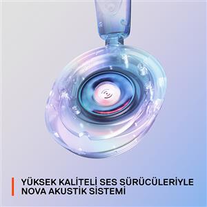 SteelSeries Arctis Nova 1P Kablolu Mikrofonlu Oyuncu Kulaklığı - Beyaz