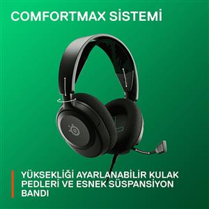 SteelSeries Arctis Nova 1X Kablolu Mikrofonlu Oyuncu Kulaklığı - Siyah