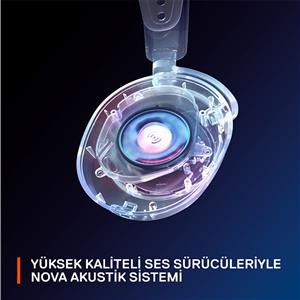 SteelSeries Arctis Nova 7 Wireless Mikrofonlu Oyuncu Kulaklığı - Siyah