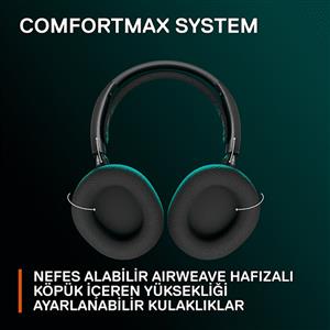 SteelSeries Arctis Nova 7 Wireless Mikrofonlu Oyuncu Kulaklığı - Siyah