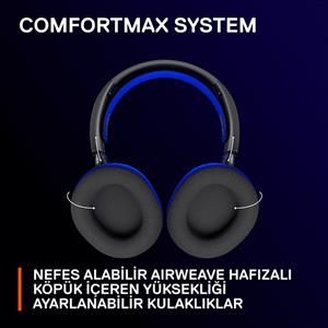 SteelSeries Arctis Nova 7P Wireless Mikrofonlu Oyuncu Kulaklığı - Siyah