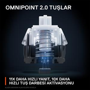 STEELSERIES APEX PRO MINI Wireless Mekanik Gaming Klavye - UK Layout