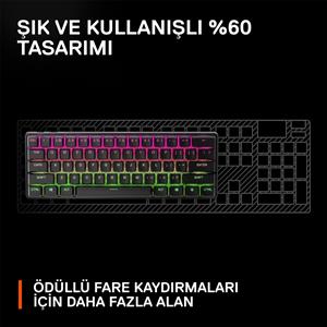 STEELSERIES APEX PRO MINI Wireless Mekanik Gaming Klavye - UK Layout