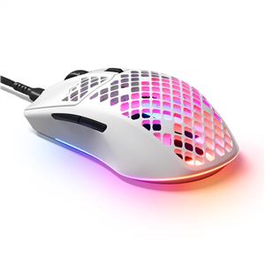 STEELSERIES AEROX 3 SNOW ULTRA 8500 DPI KABLOLU GAMING MOUSE-BEYAZ