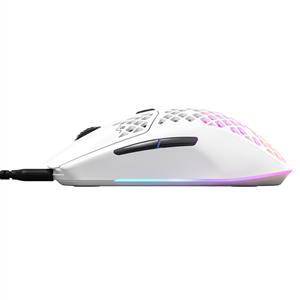 STEELSERIES AEROX 3 SNOW ULTRA 8500 DPI KABLOLU GAMING MOUSE-BEYAZ
