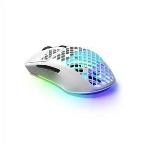 STEELSERIES AEROX 3 SNOW 8500 DPI KABLOSUZ GAMING MOUSE-BEYAZ