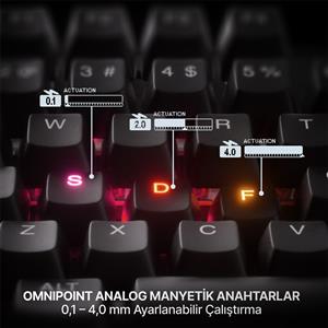STEELSERIES APEX PRO TKL GEN 3 UK KABLOSUZ GAMING KLAVYE