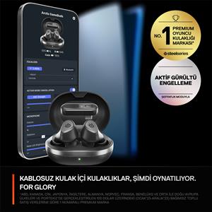 Steelseries Arctis GameBuds Gaming Kablosuz Kulak İçi Kulaklık- Siyah