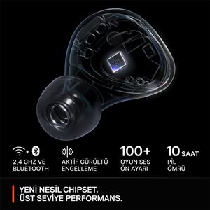 Steelseries Arctis GameBuds Gaming Kablosuz Kulak İçi Kulaklık- Beyaz