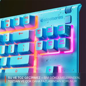 STEELSERIES APEX 3 TKL TÜRKÇE GAMING KLAVYE - AQUA