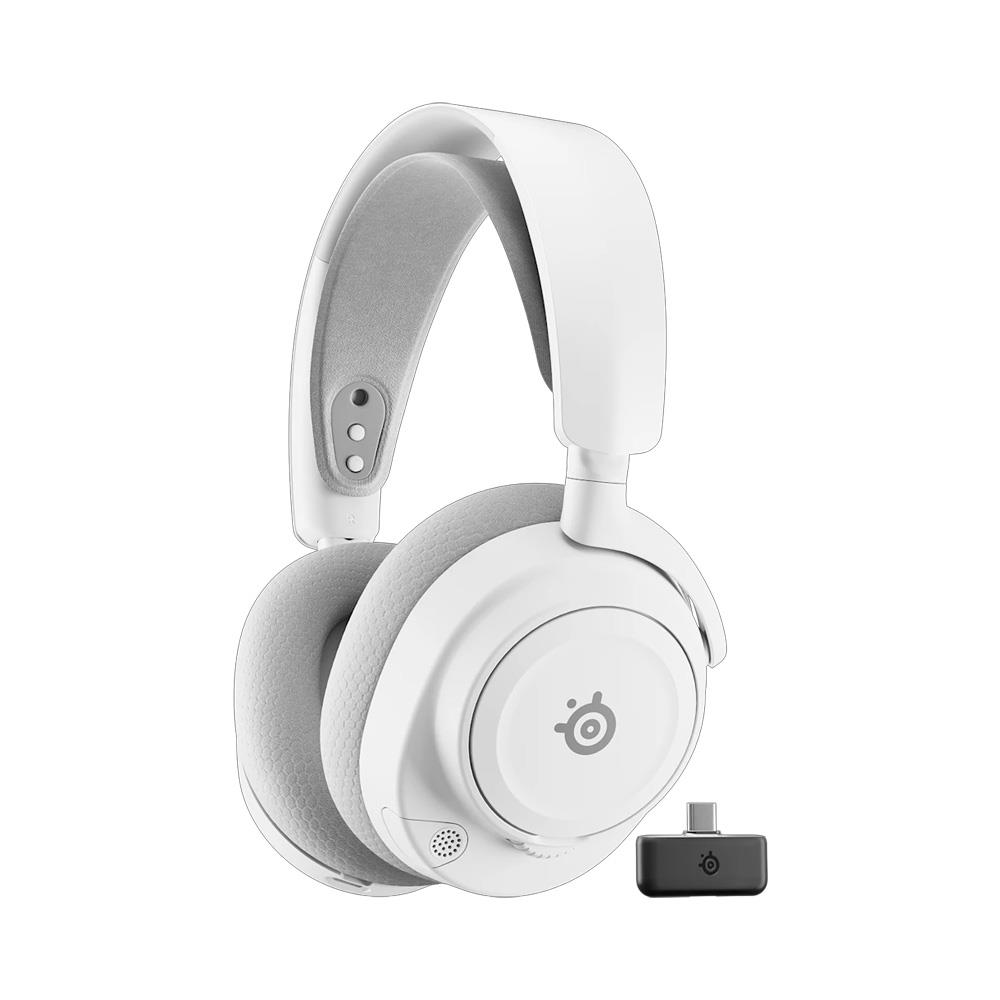 Steelseries Arctis Nova 7 Gen2 Kablosuz Oyuncu Kulaklığı-Beyaz