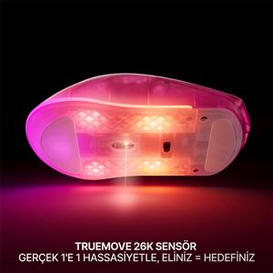 STEELSERIES AEROX 3 MAGENTA HAZE GEN 2 KABLOSUZ GAMING MOUSE