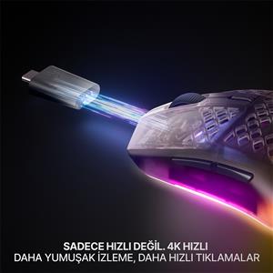 STEELSERIES AEROX 3 SHADOW GEN 2 KABLOSUZ GAMING MOUSE
