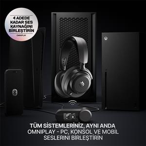 SteelSeries Arctis Nova Pro Omni - Hi-Res Kablosuz Gaming Kulaklık - Siyah