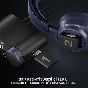 SteelSeries Arctis Nova Pro Omni - Hi-Res Kablosuz Gaming Kulaklık - Gece Mavisi