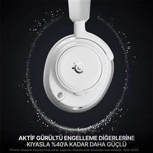 SteelSeries Arctis Nova Pro Omni - Hi-Res Kablosuz Gaming Kulaklık - Beyaz