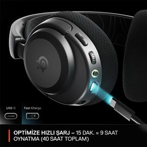 SteelSeries Arctis Nova 3PC Wireless ve Bluetooth Gaming Kulaklık - Siyah
