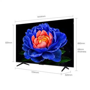 TCL 65T6DGTV 65inc 165 cm QLED 4K UHD Google TV,Uydu Alıcılı