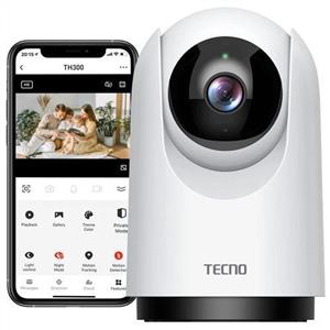TECNO TH300 360° KABLOSUZ IP KAMERA 2K+ 64 GB SD KART HEDİYELİ