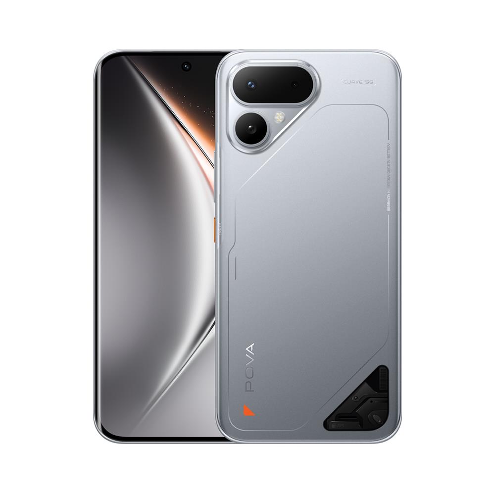 Tecno Pova Curve 2 5G 8/256GB Akilli Telefon Gümüs