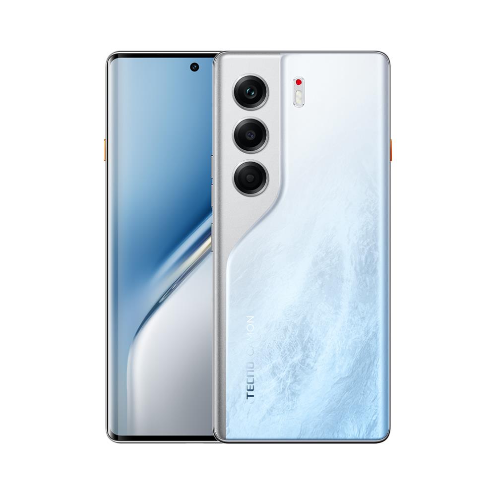 Tecno Camon 40 Pro 5G 8/256GB Akilli Telefon Buzul Beyazi